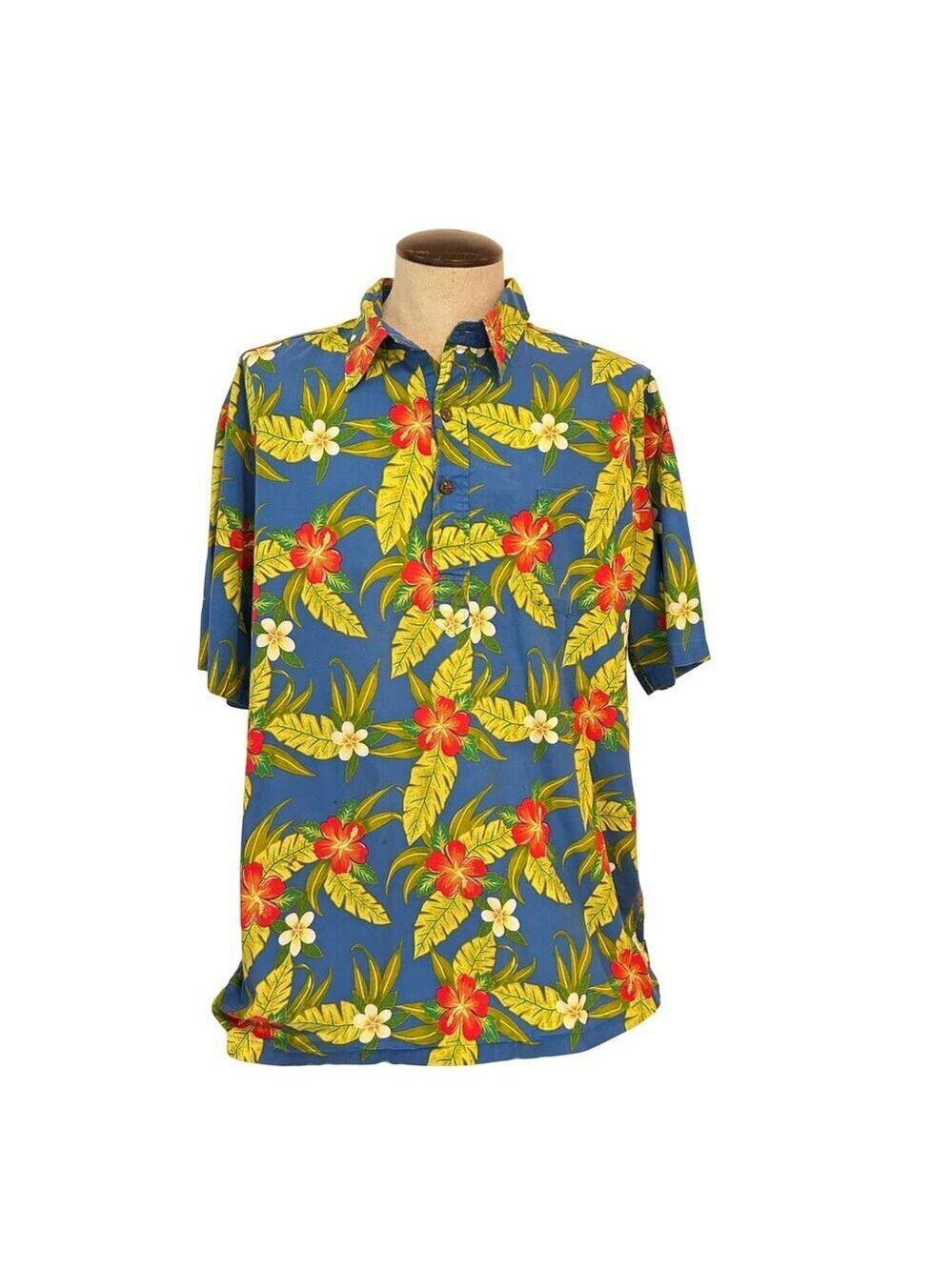 Reyn Spooner Joe Kealuha's Mens Tropical Hawaiian Vacation Shirt XXL